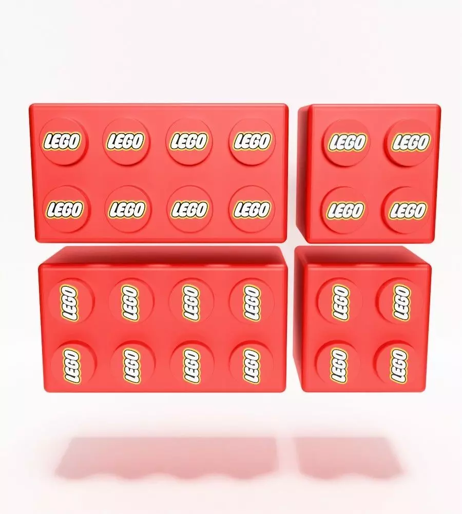 LEGO shelf toy 3D print model_1