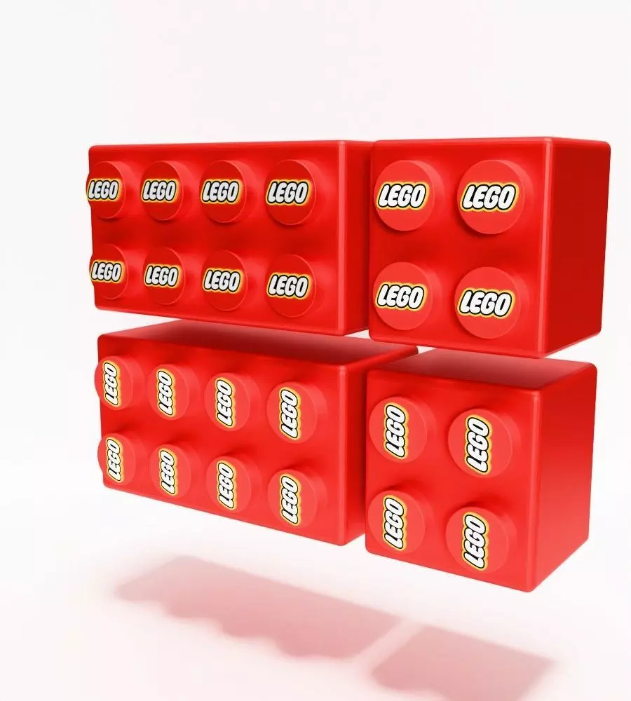 LEGO shelf toy 3D print model_3