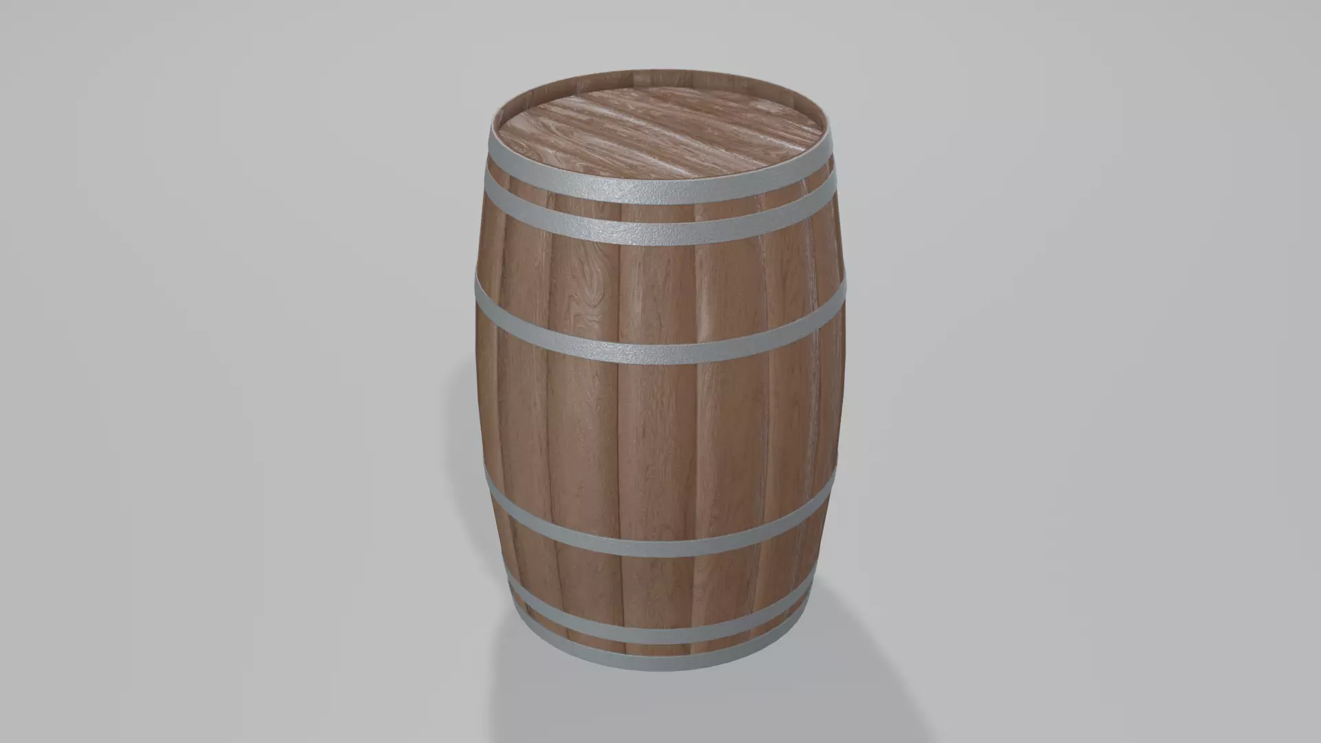 Heavy Toasted Bourbon Barrel 3D model_0