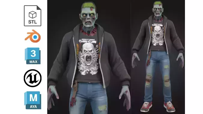 Stylized Urban Zombie