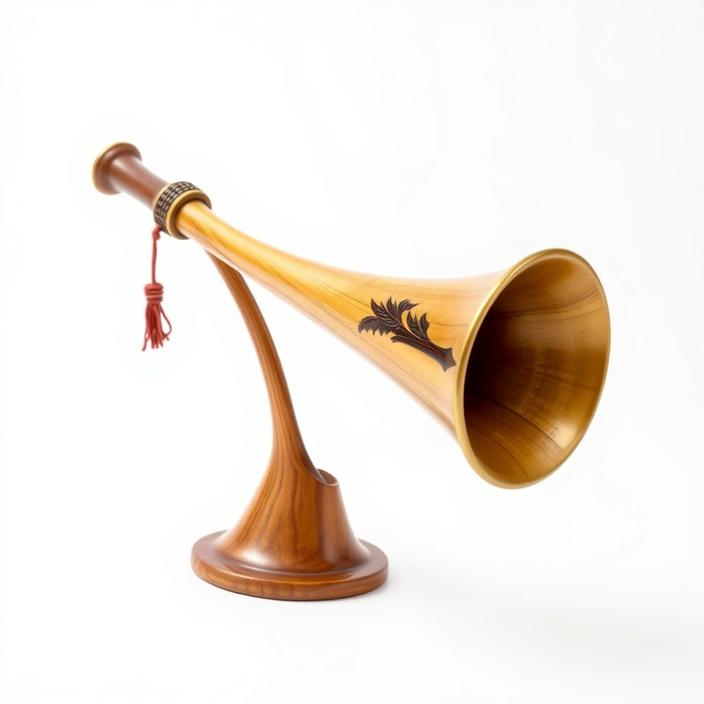 Antique Phonograph Horn Model Pack Low-poly 3D model_3