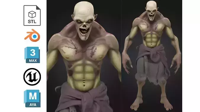 Stylized Zombie Character