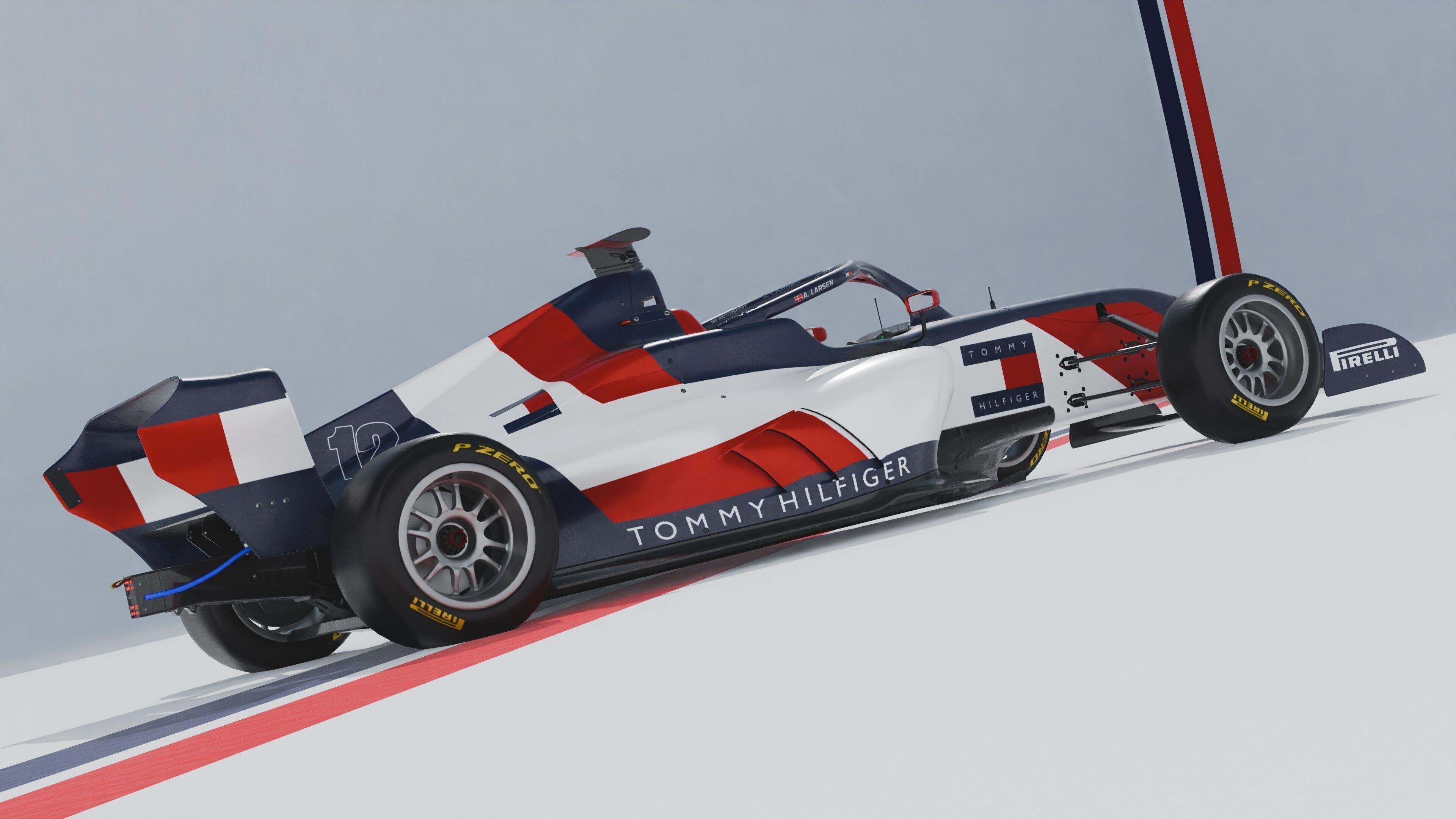 F1 Academy car by Tatuus 3D model_2