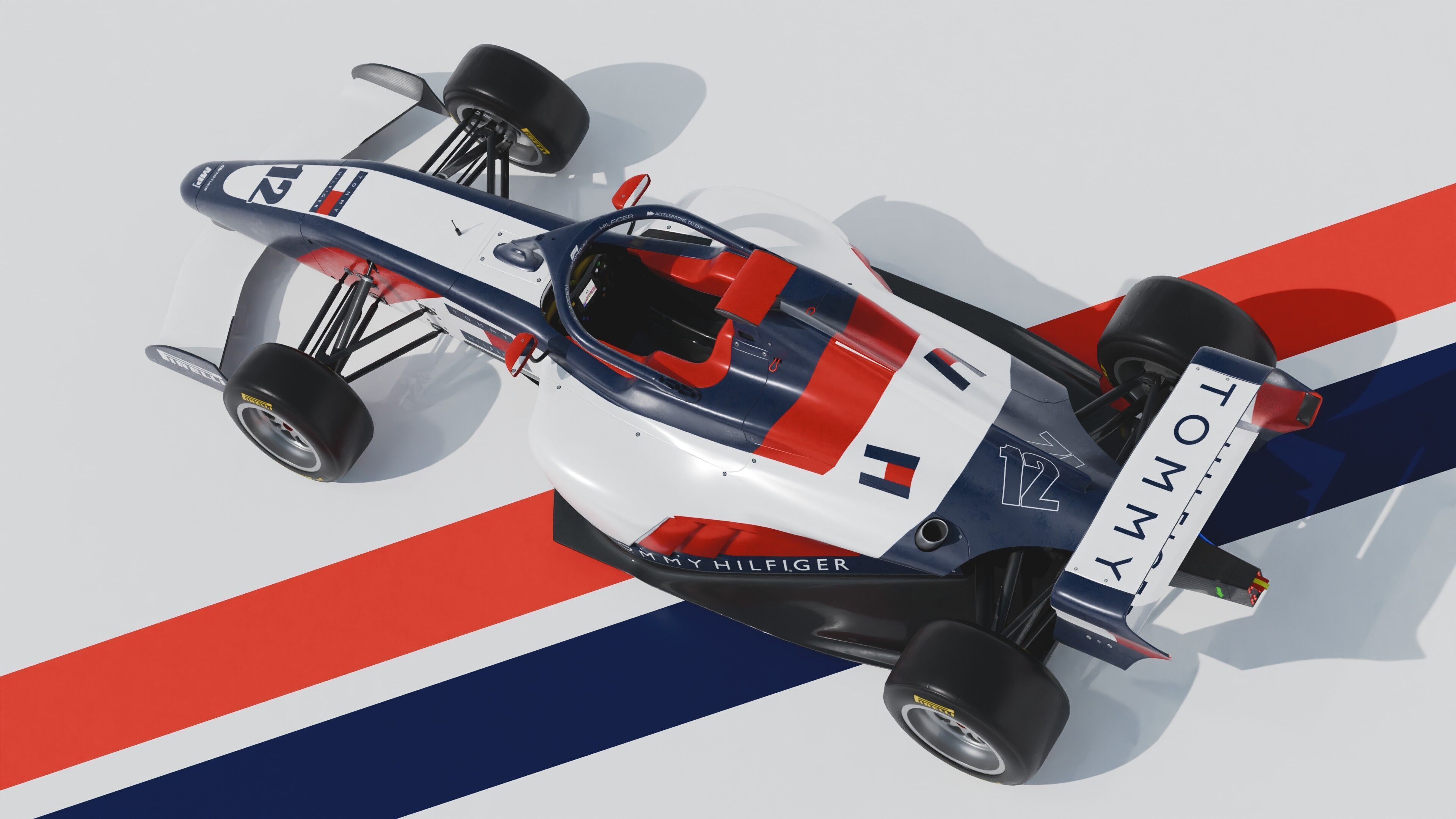 F1 Academy car by Tatuus 3D model_1