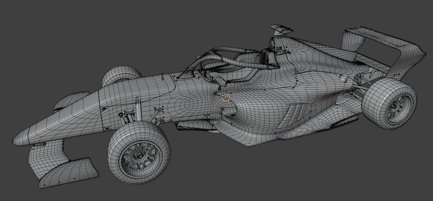 F1 Academy car by Tatuus 3D model_8
