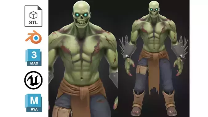 Stylized Zombie Brute