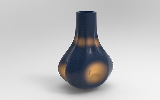 Lua Vase Low-poly 3D model
