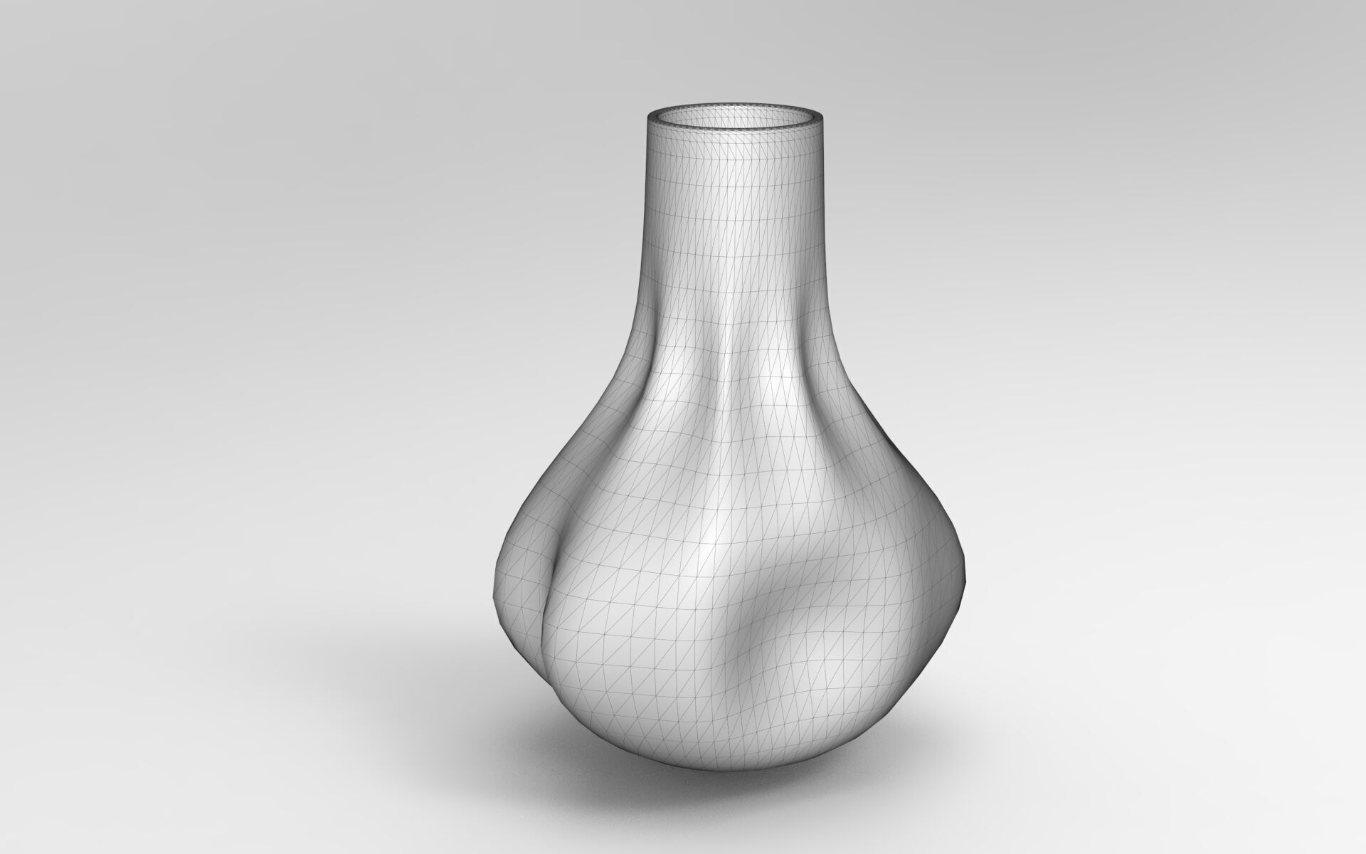 Lua Vase Low-poly 3D model_5