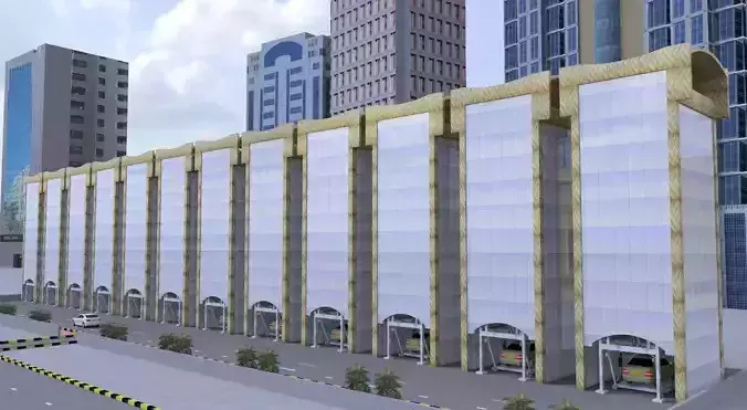 Futuristic Modular Housing Project A129  3D Concept Model