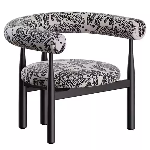 Bukowski Armchair Fully Upholstered by Newworks