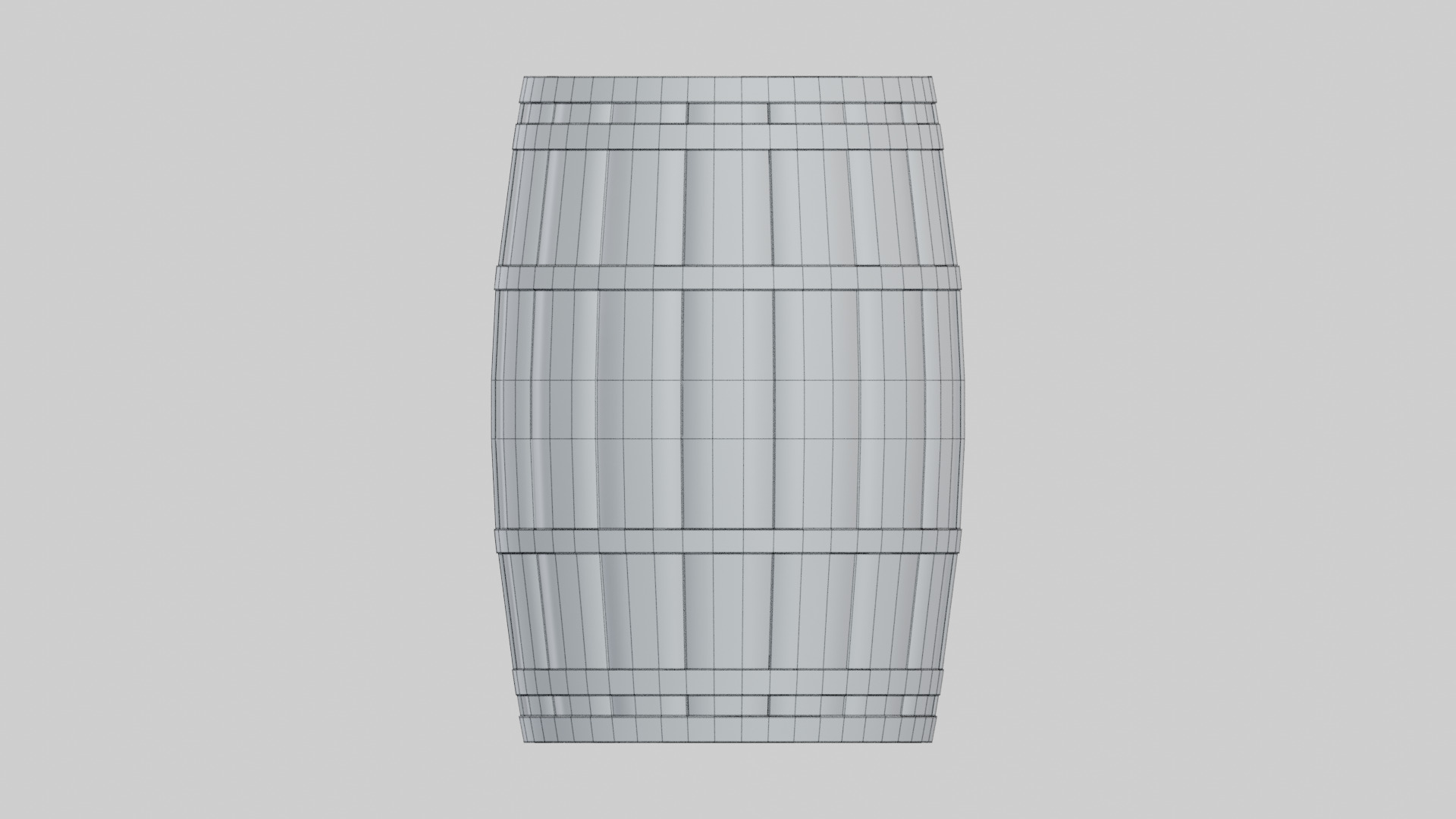 Medium Toasted Bourbon Barrel 3D model_7