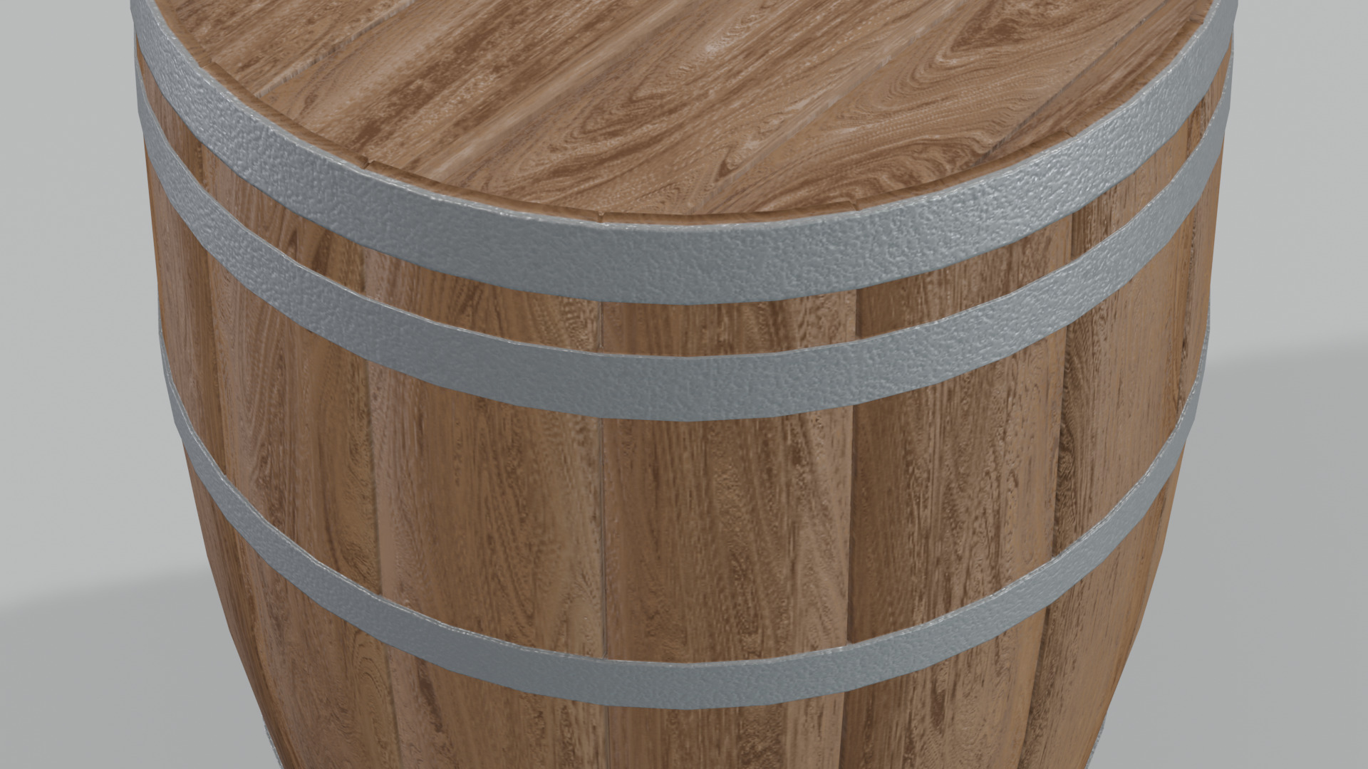 Medium Toasted Bourbon Barrel 3D model_4