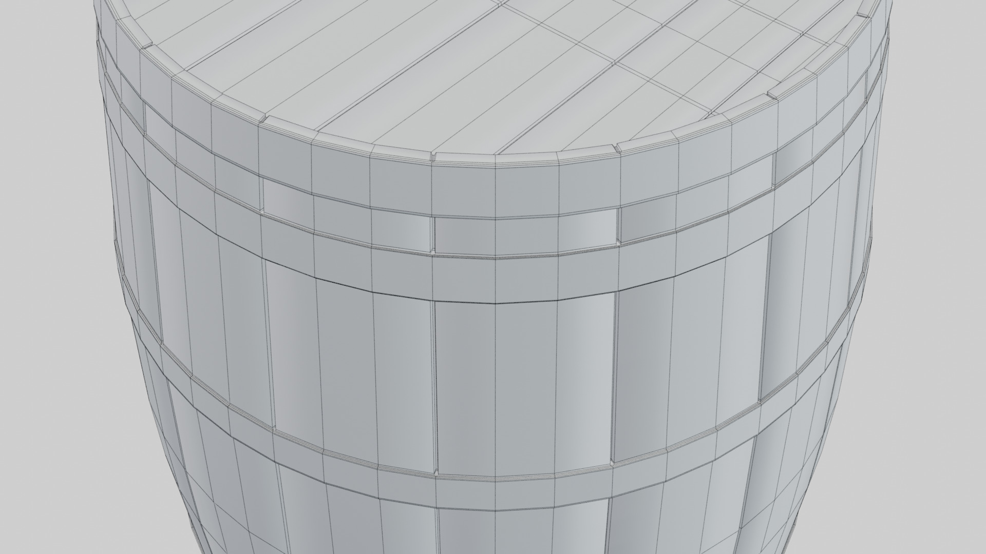 Medium Toasted Bourbon Barrel 3D model_8