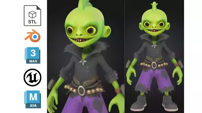 Stylized Alien Creature