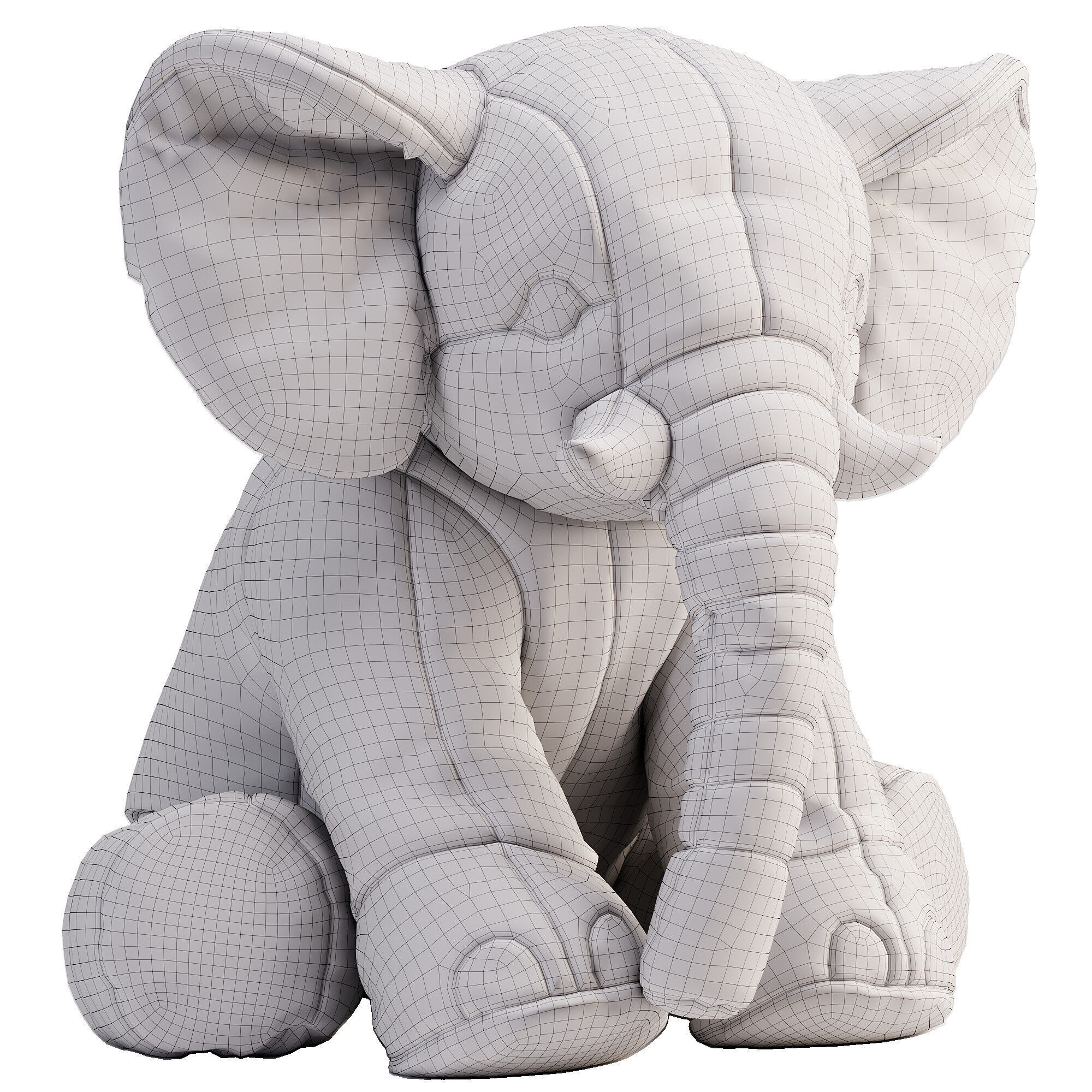 elephant toy 3D model_1