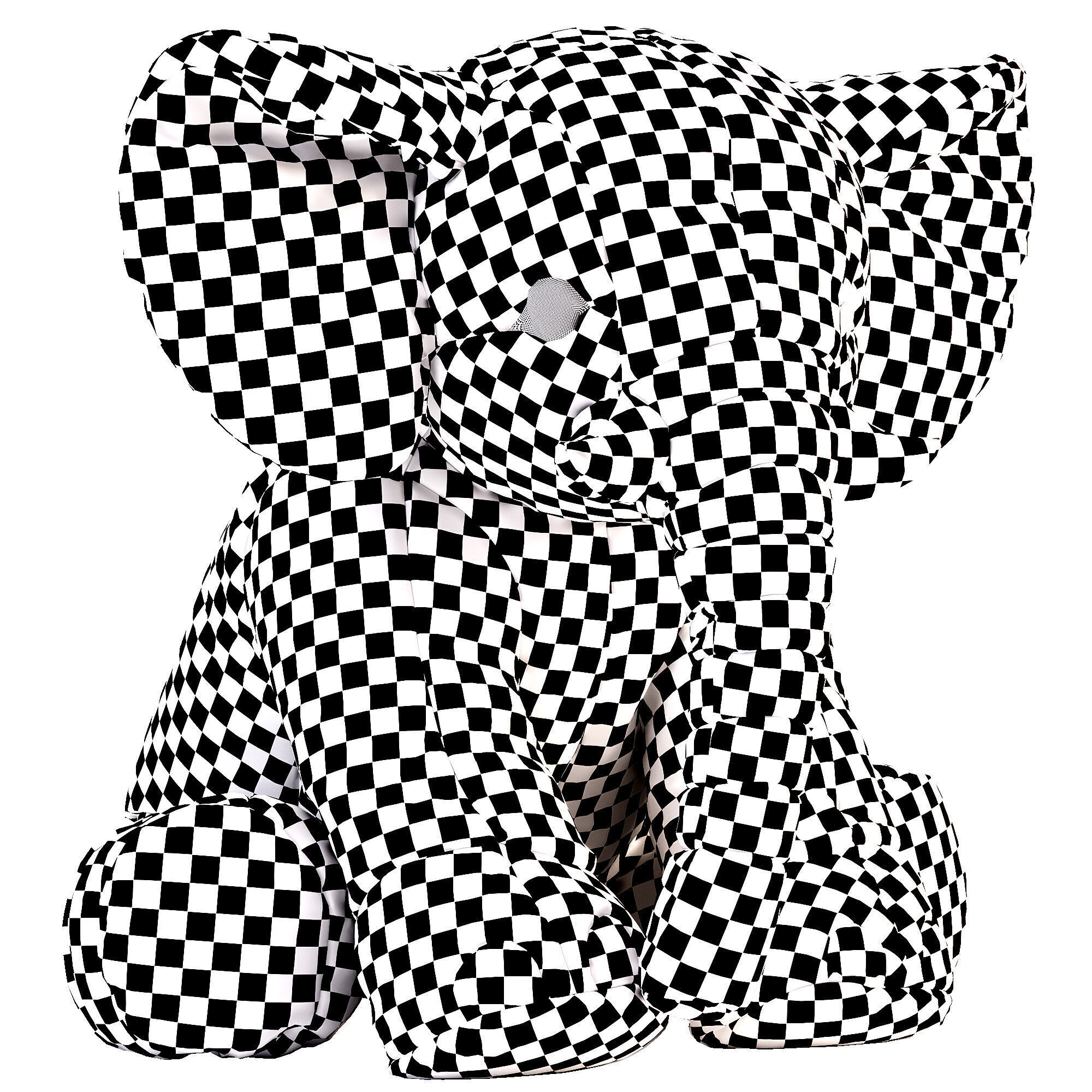 elephant toy 3D model_2
