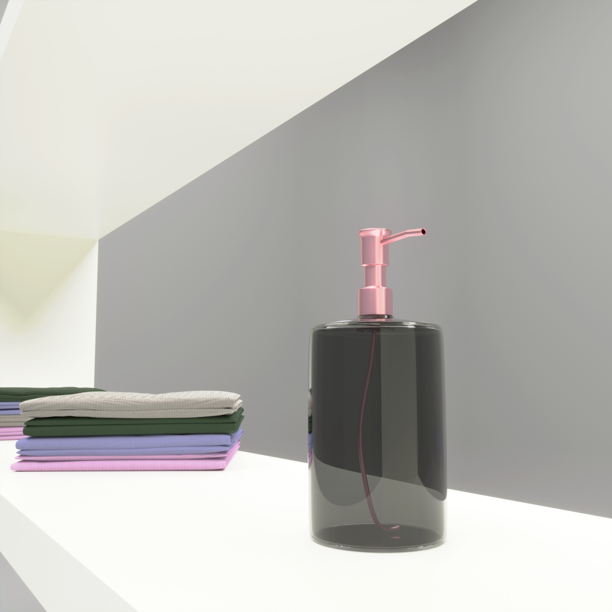 Bathroom set 3D model_2