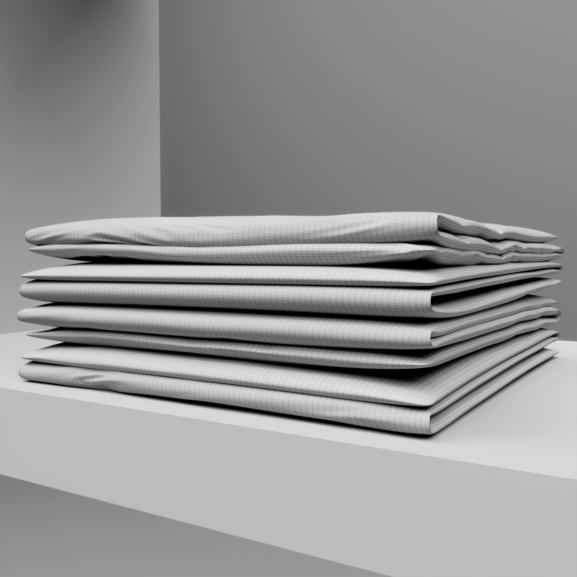 Bathroom set 3D model_12