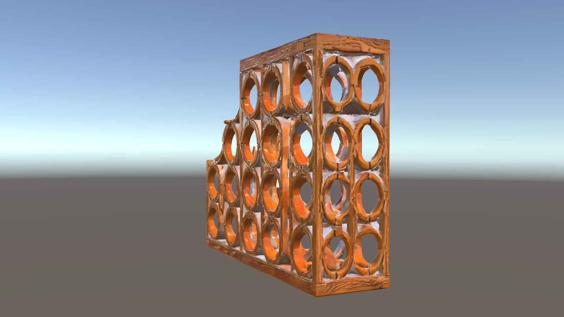 Wine Rack Model Pack Versatile Cellar Storage Design Low-poly 3D model_31