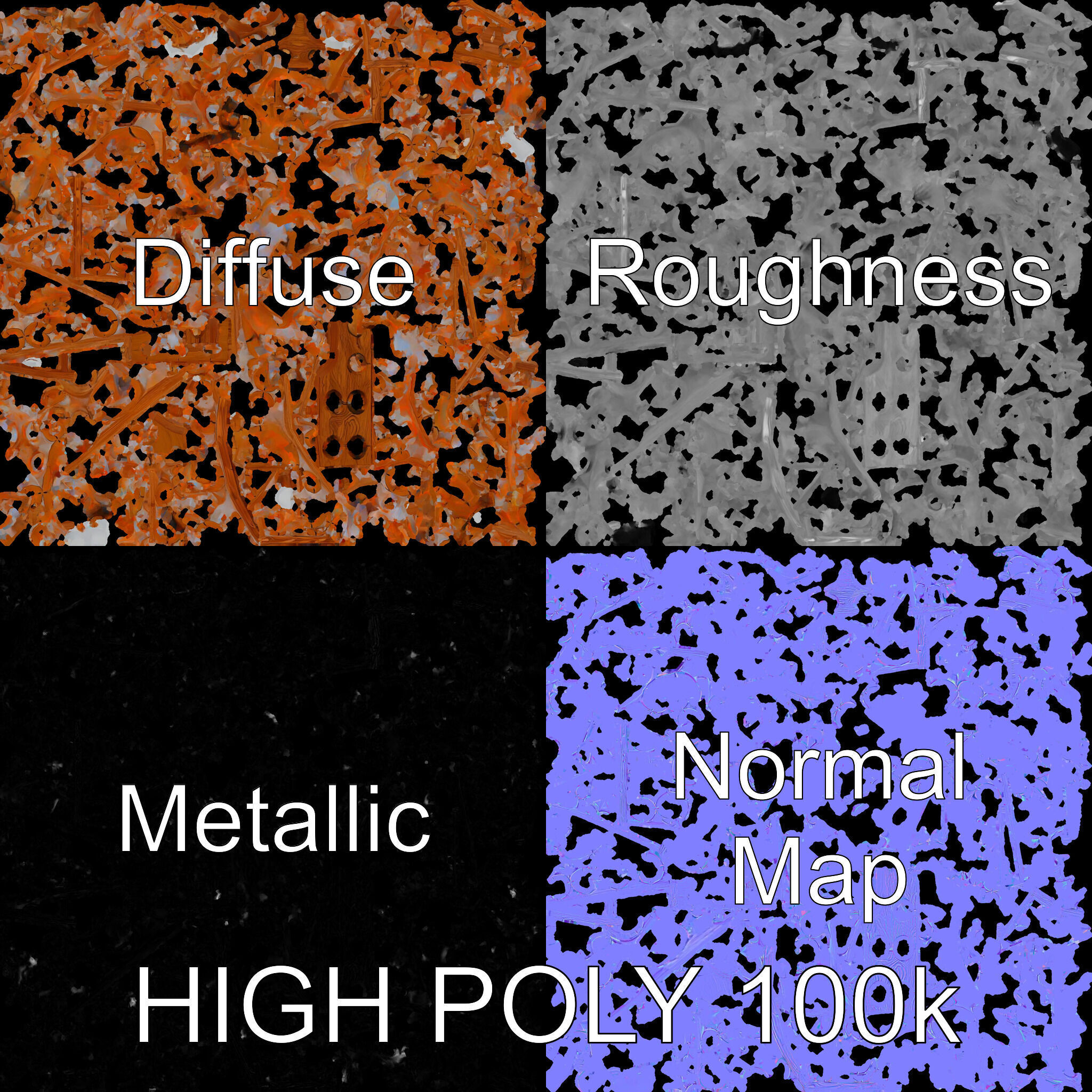 Wine Rack Model Pack Versatile Cellar Storage Design Low-poly 3D model_4