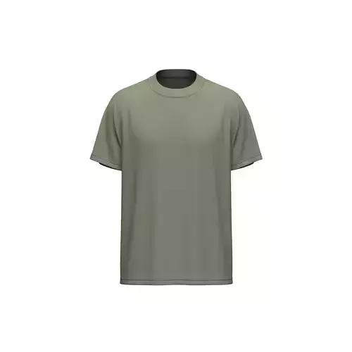 Basic Crewneck TShirt 3d Model