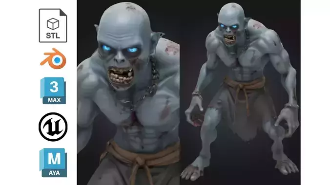 Ice Ghoul Stylized Undead