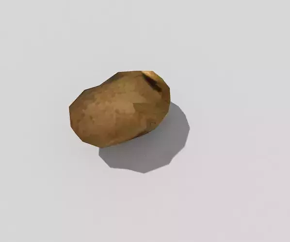 low poly potatoe potato Low-poly 3D model
