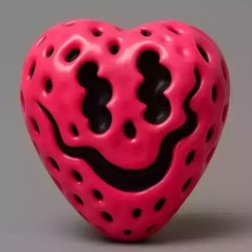 Strawberry Maw toy 3D print model