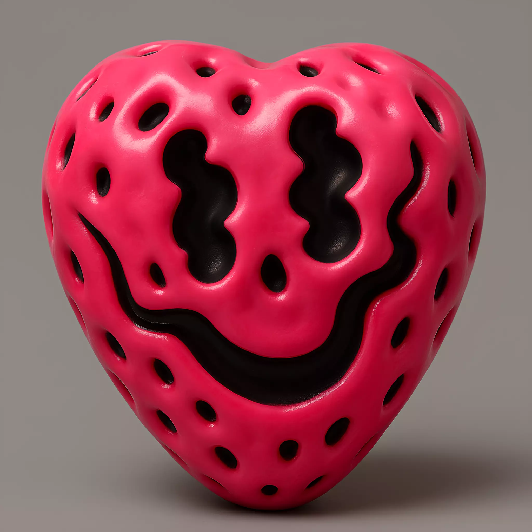 Strawberry Maw toy 3D print model_0