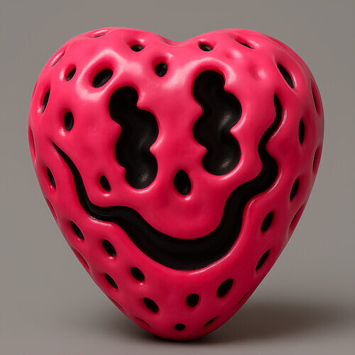 Strawberry Maw toy 3D print model
