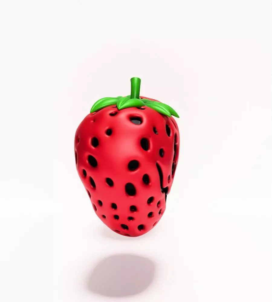 Strawberry Maw toy 3D print model_17