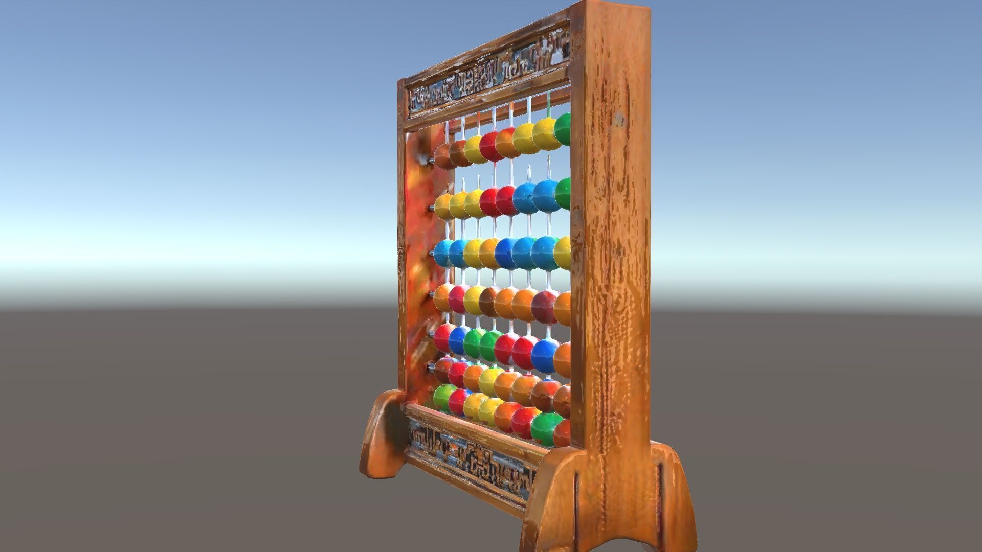 Traditional Wooden Abacus Model Pack Low-poly 3D model_17