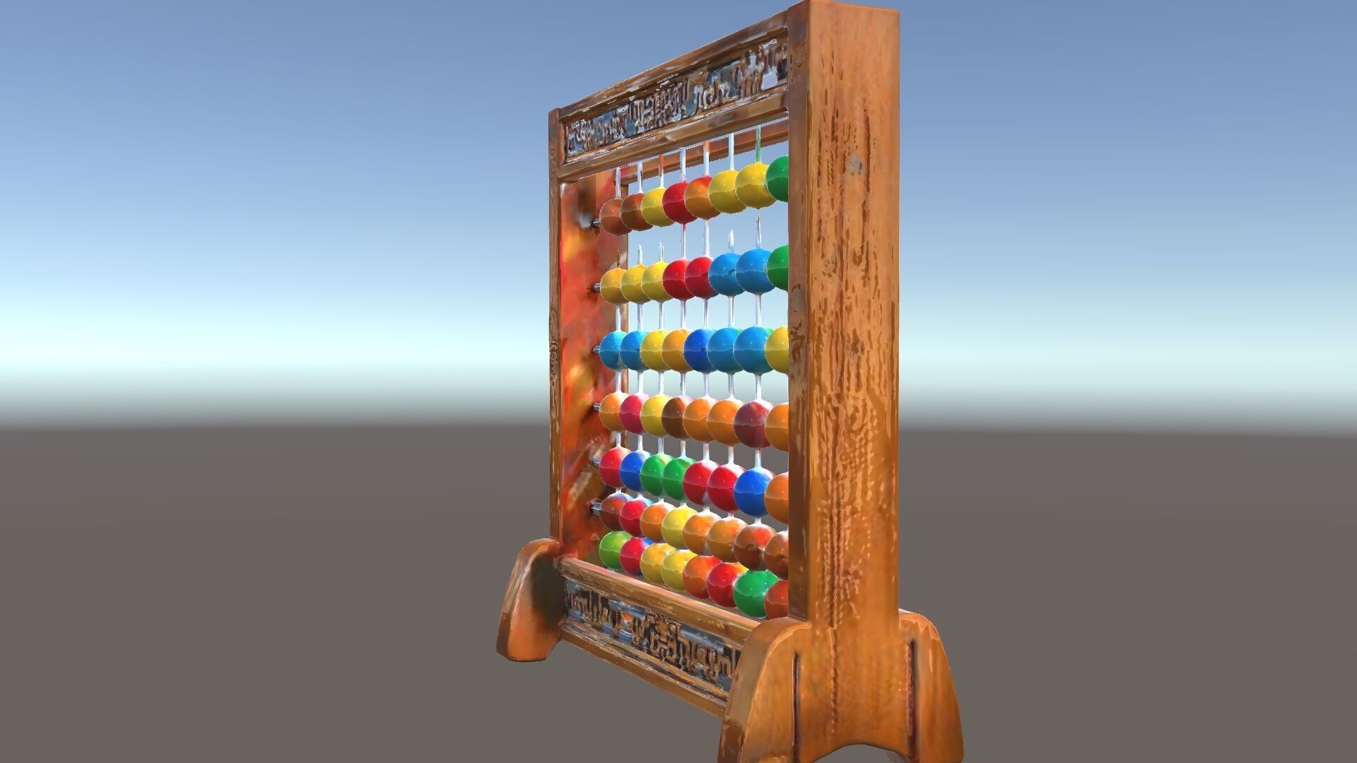 Traditional Wooden Abacus Model Pack Low-poly 3D model_26