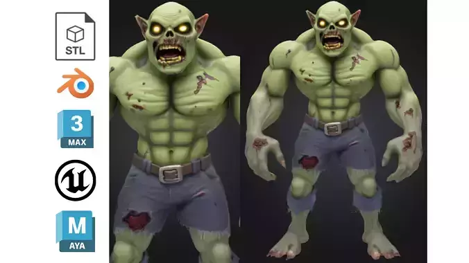 Stylized Zombie Brute