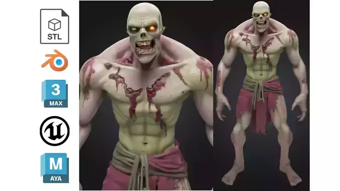 Stylized Zombie Villager
