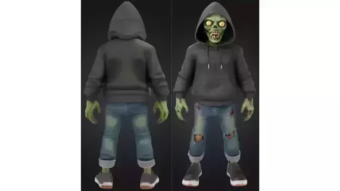 Teen Zombie Stylized Undead