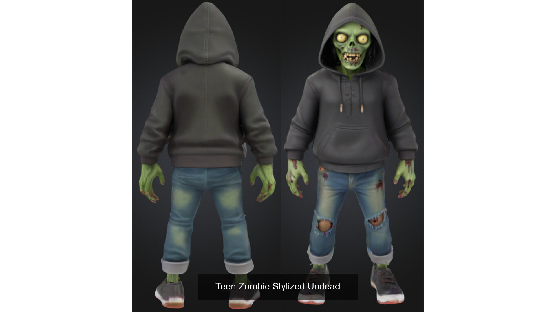Zombie MEGA PACK 67 Stylized 3D Model Collection_72