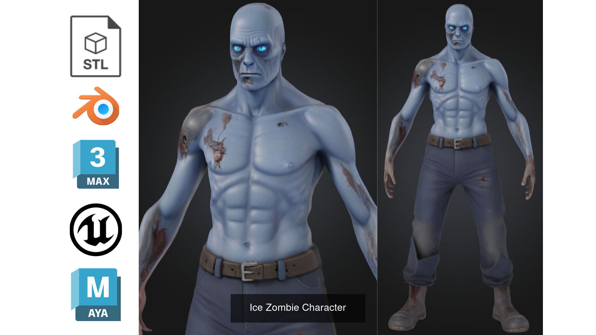 Zombie MEGA PACK 67 Stylized 3D Model Collection_57