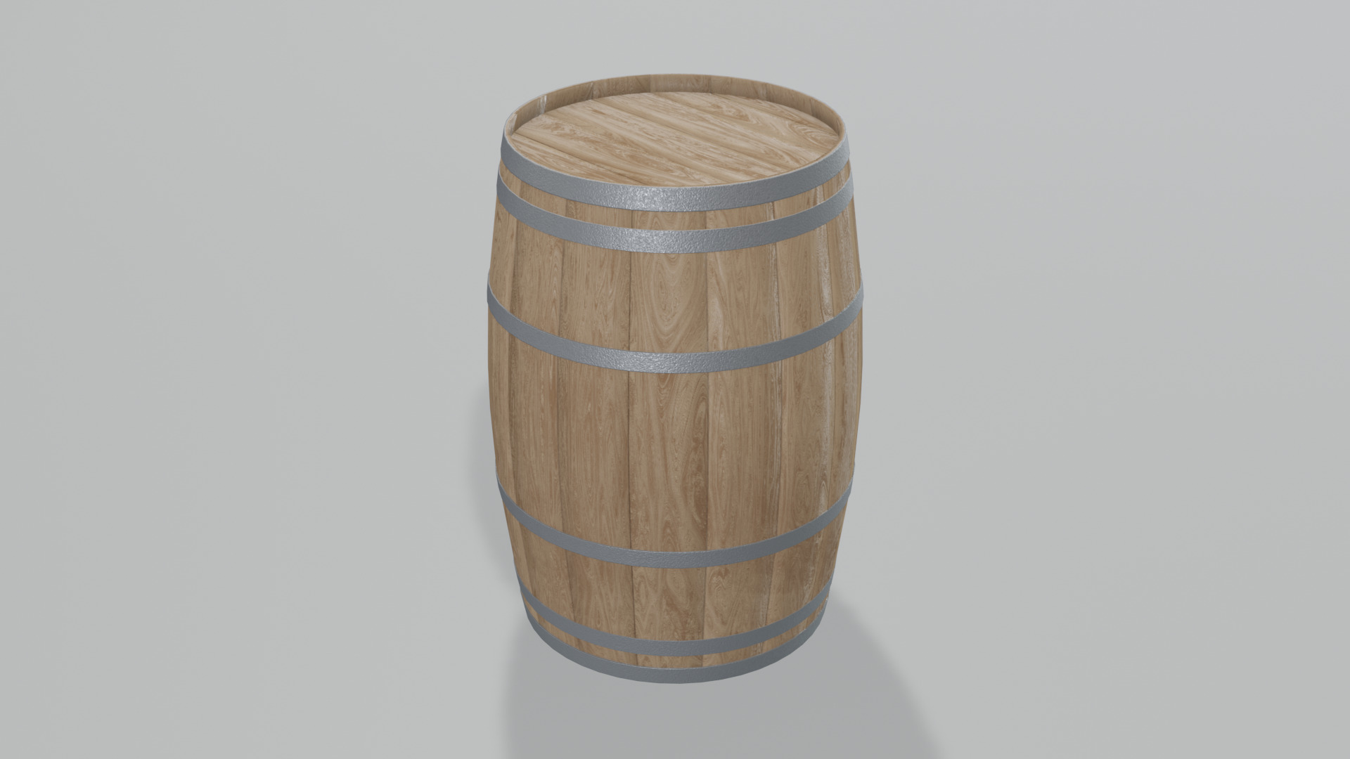 Light Toasted Bourbon Rundlet Barrel 3D model_1