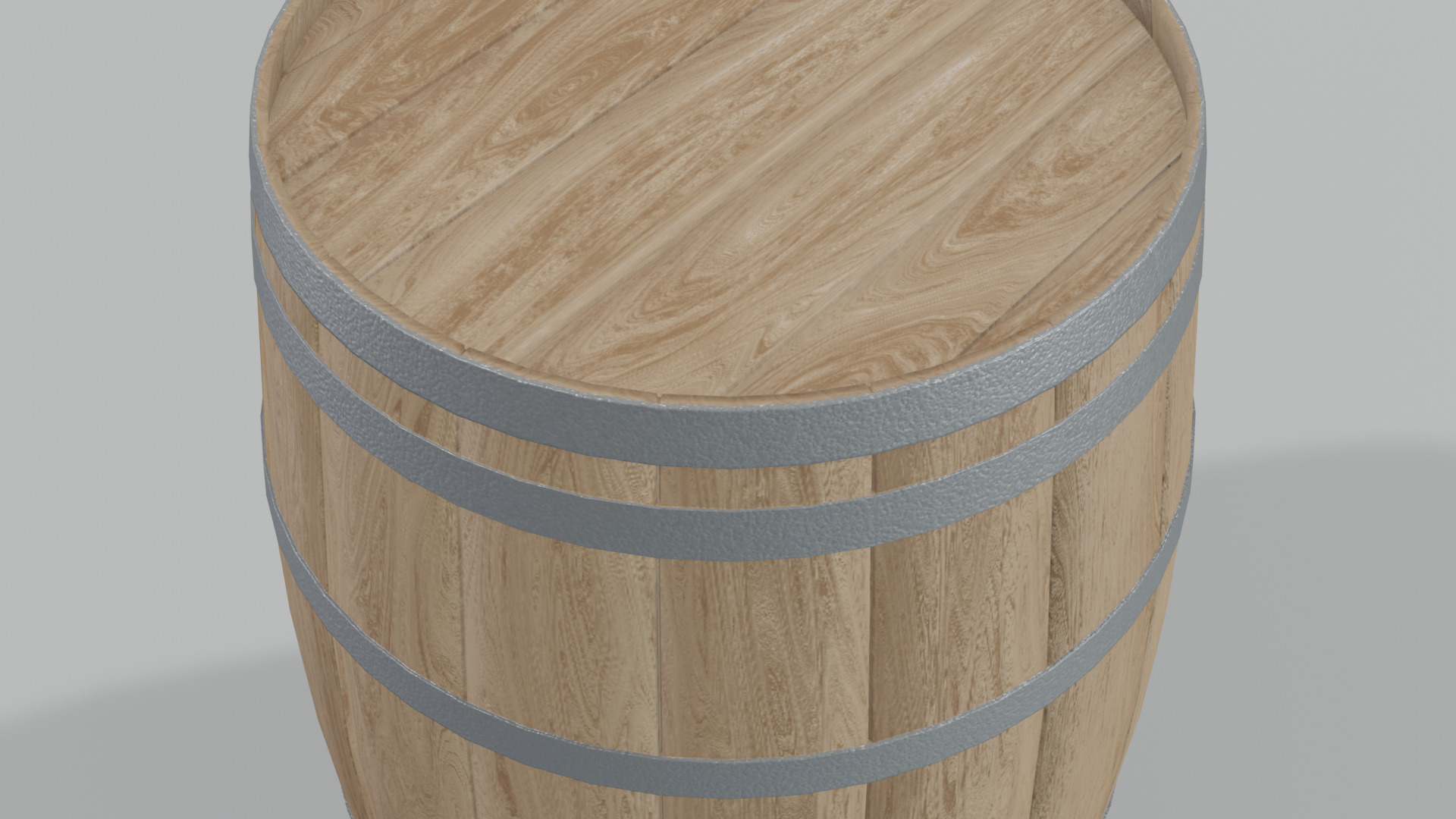 Light Toasted Bourbon Rundlet Barrel 3D model_4