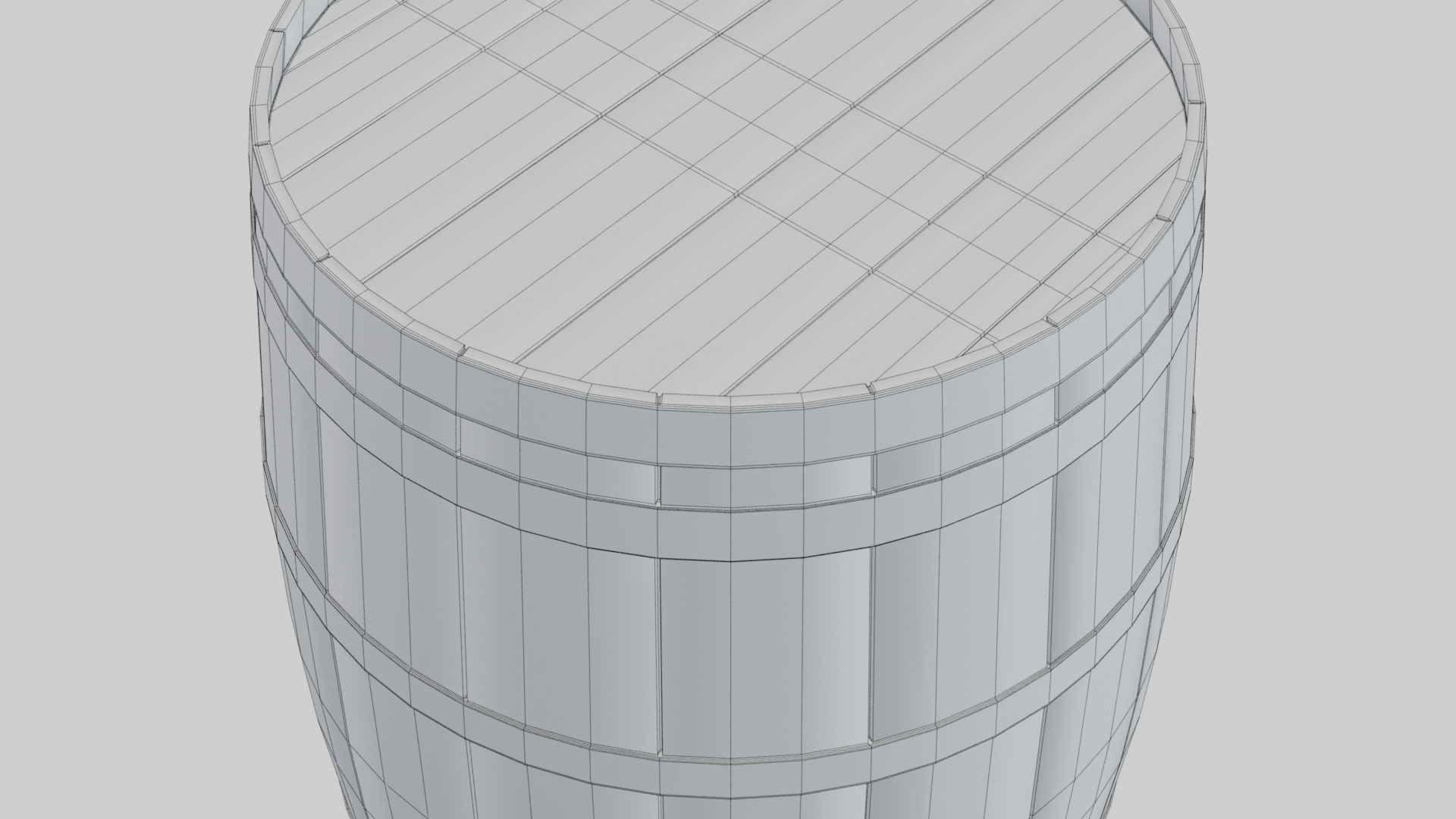 Light Toasted Bourbon Rundlet Barrel 3D model_8