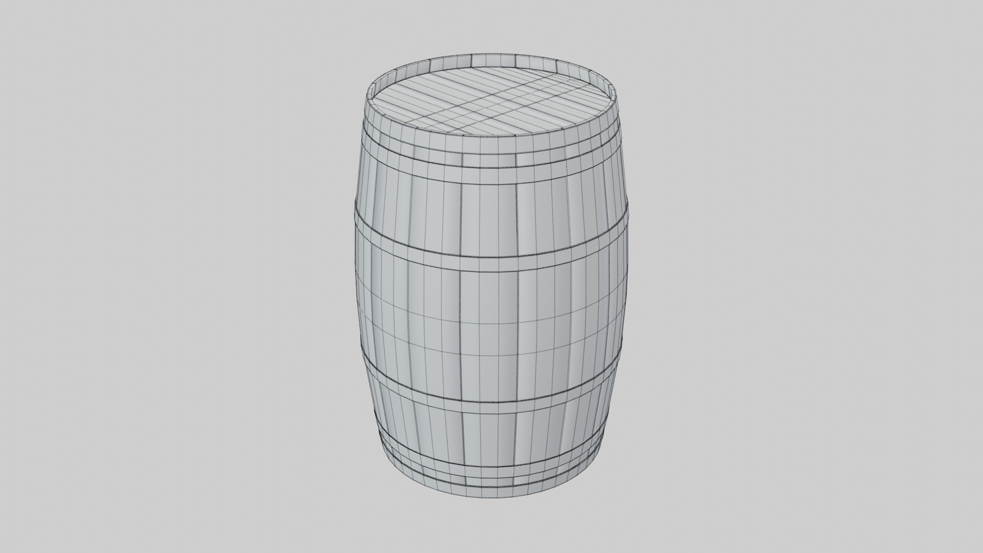 Light Toasted Bourbon Rundlet Barrel 3D model_6