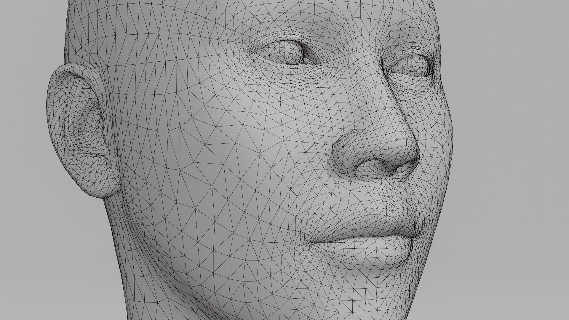 Realistic - Women Base Mesh 3D model_28