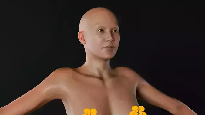 Realistic - Women Base Mesh