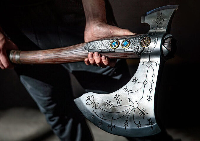 Leviathan Axe toy 3D print model