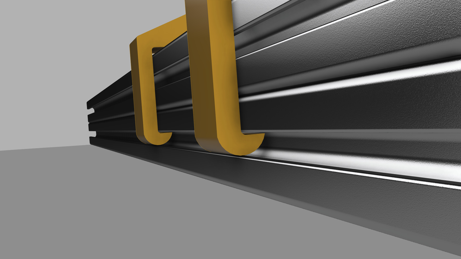 Filament spool holder for 2040 aluminium profile 3D print model_3