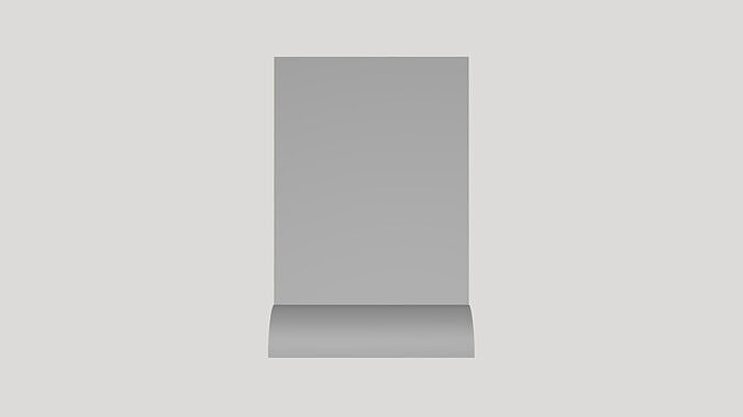 Basic Desk Stand - Geometry Only No Textures No Materials 3D model