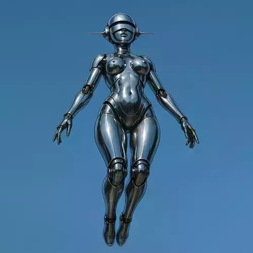 Chrome Aura toy 3D print model