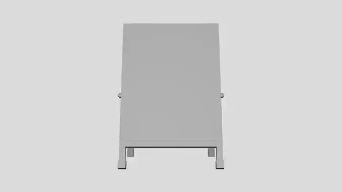 Basic A-Frame Stand - Geometry Only No Textures No Materials