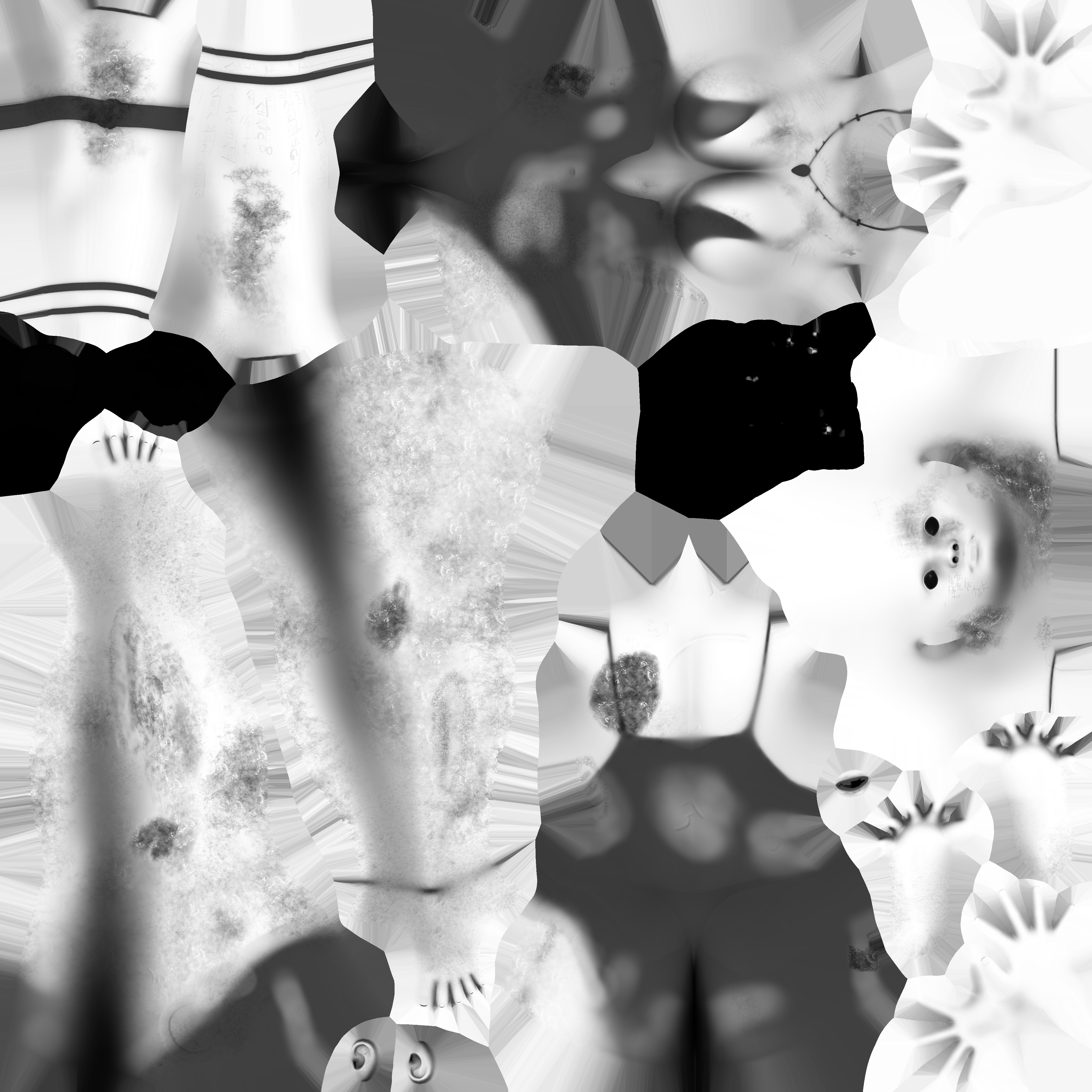 Zombie Witch 3D model_30